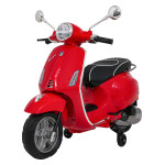 Elektrická motorka Vespa ROMA Scooter - červená